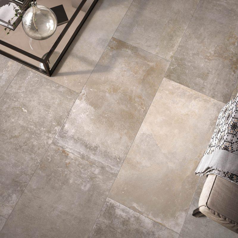 Gresie Portelanata Story Ivory 45x90 cm Amenajare Living Modern