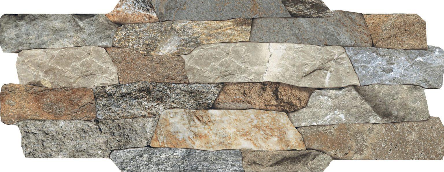 Gresie tip Piatra Perete Exterior Brickup