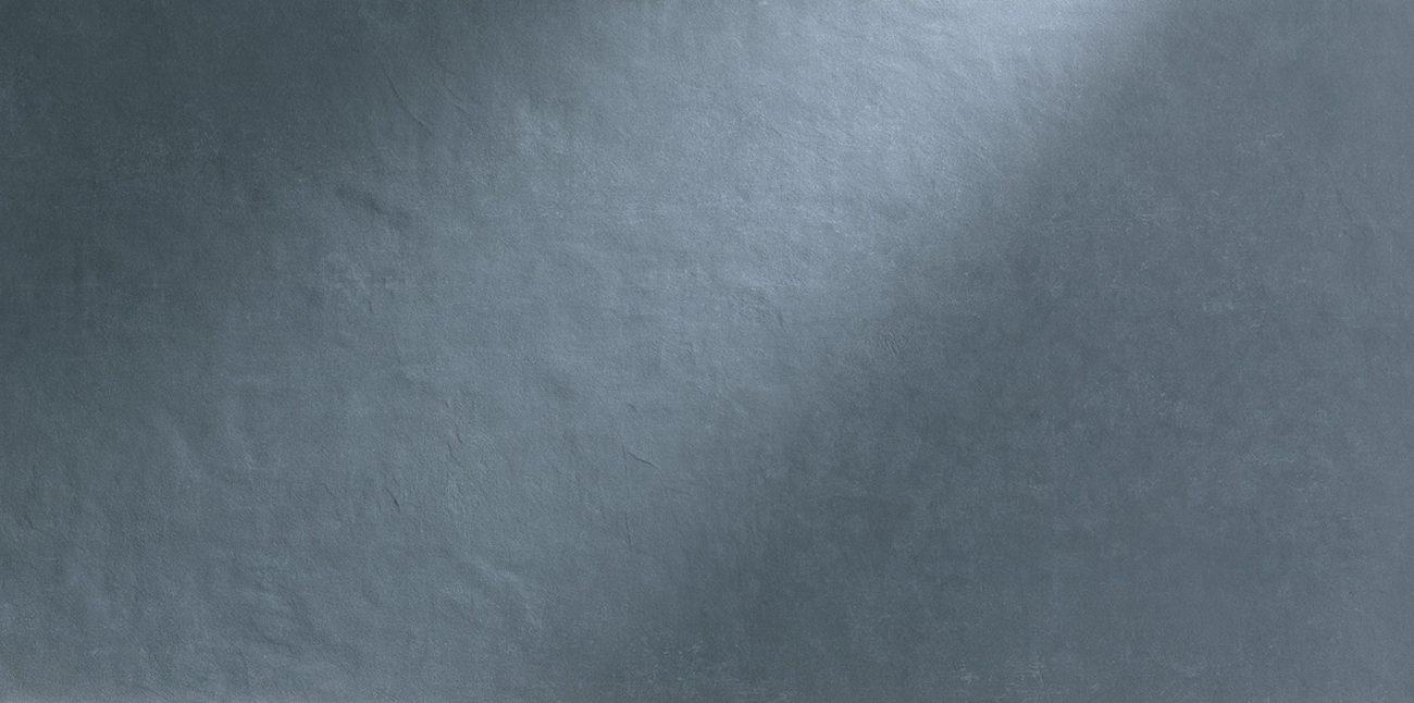 Perete Living cu Faianta Albastra Bloom