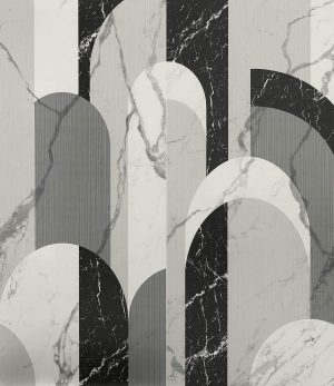 Baie cu Faianta Rectificata Roma Gold Lux - imagine 2