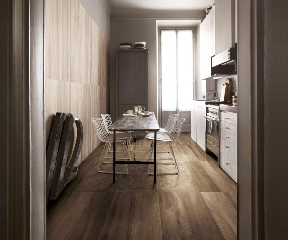 Pardoseala Bucatarie cu Gresie tip Parchet Travel