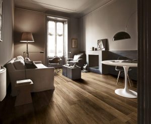 Gresie tip Parchet Travel Brown Pardoseala Living