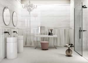 Baie cu Faianta Castle Amenajare Stil Neoclasic