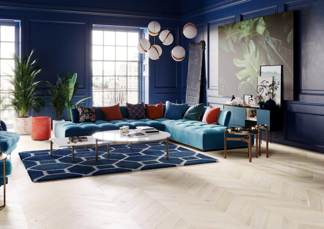 Parchet Triplustratificat Stejar Chevron Trivor