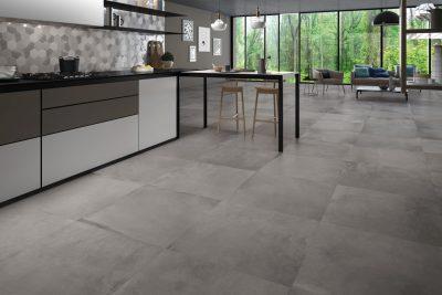 Gresie Portelanata Gri Art Graphite Amenajare bucatarie