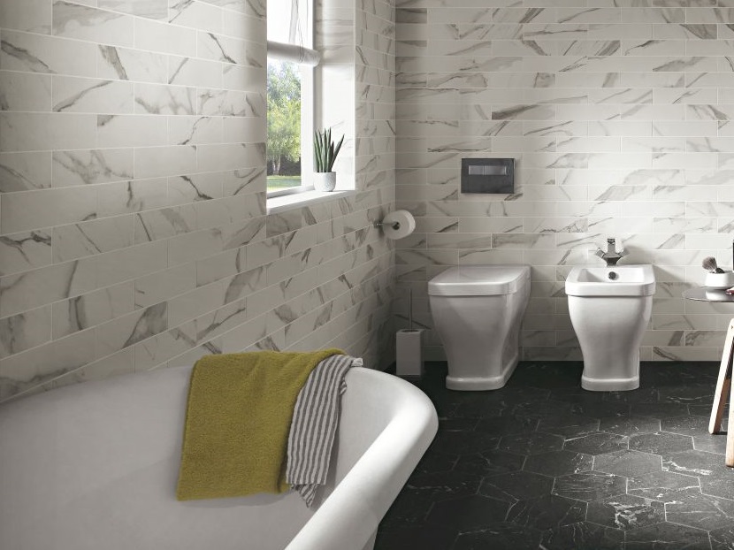 Baie Stil Clasic cu Gresie si Faianta Roma Atelier