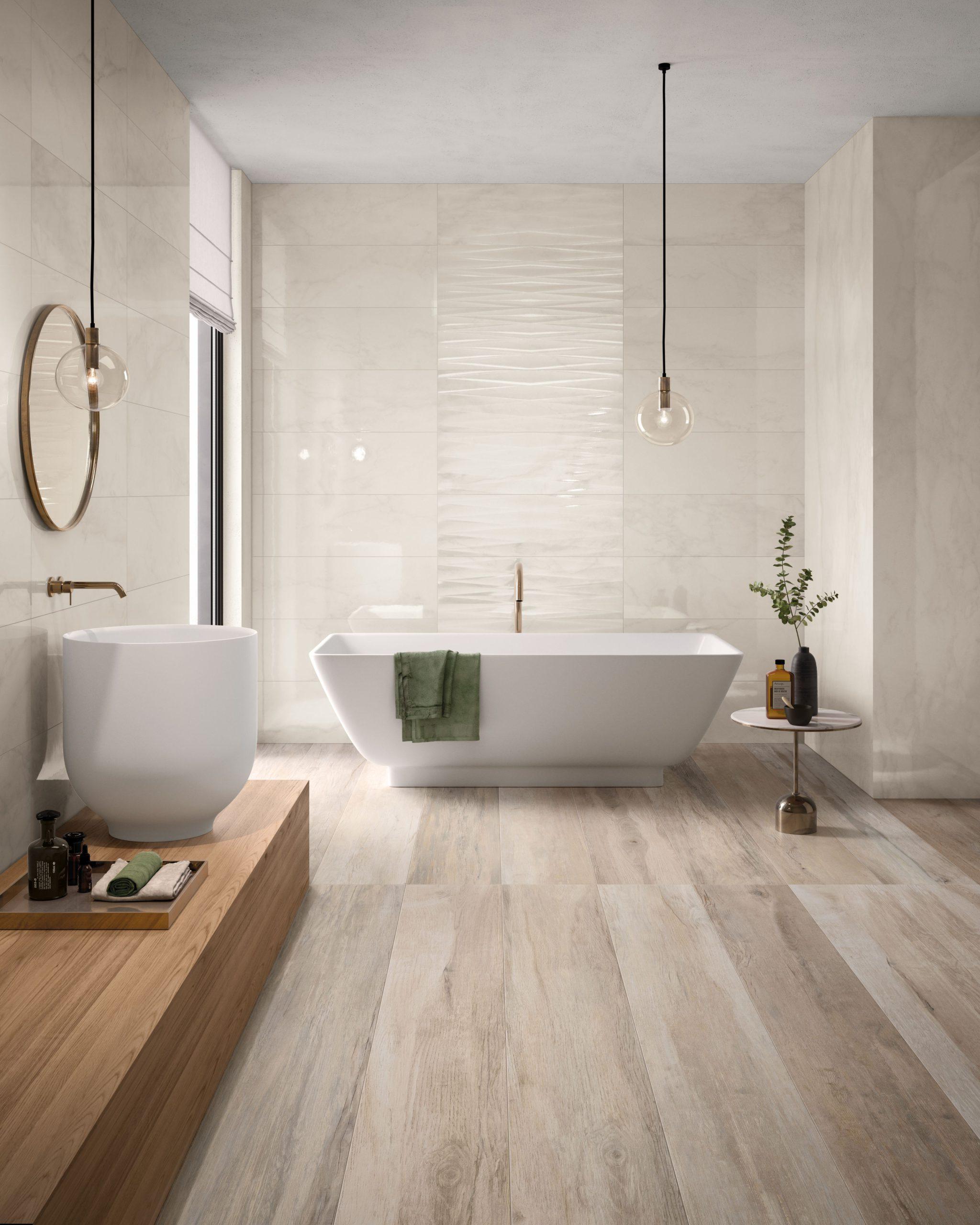 Faianta Pure White 30,5x91,5 cm Baie Moderna - imagine 1