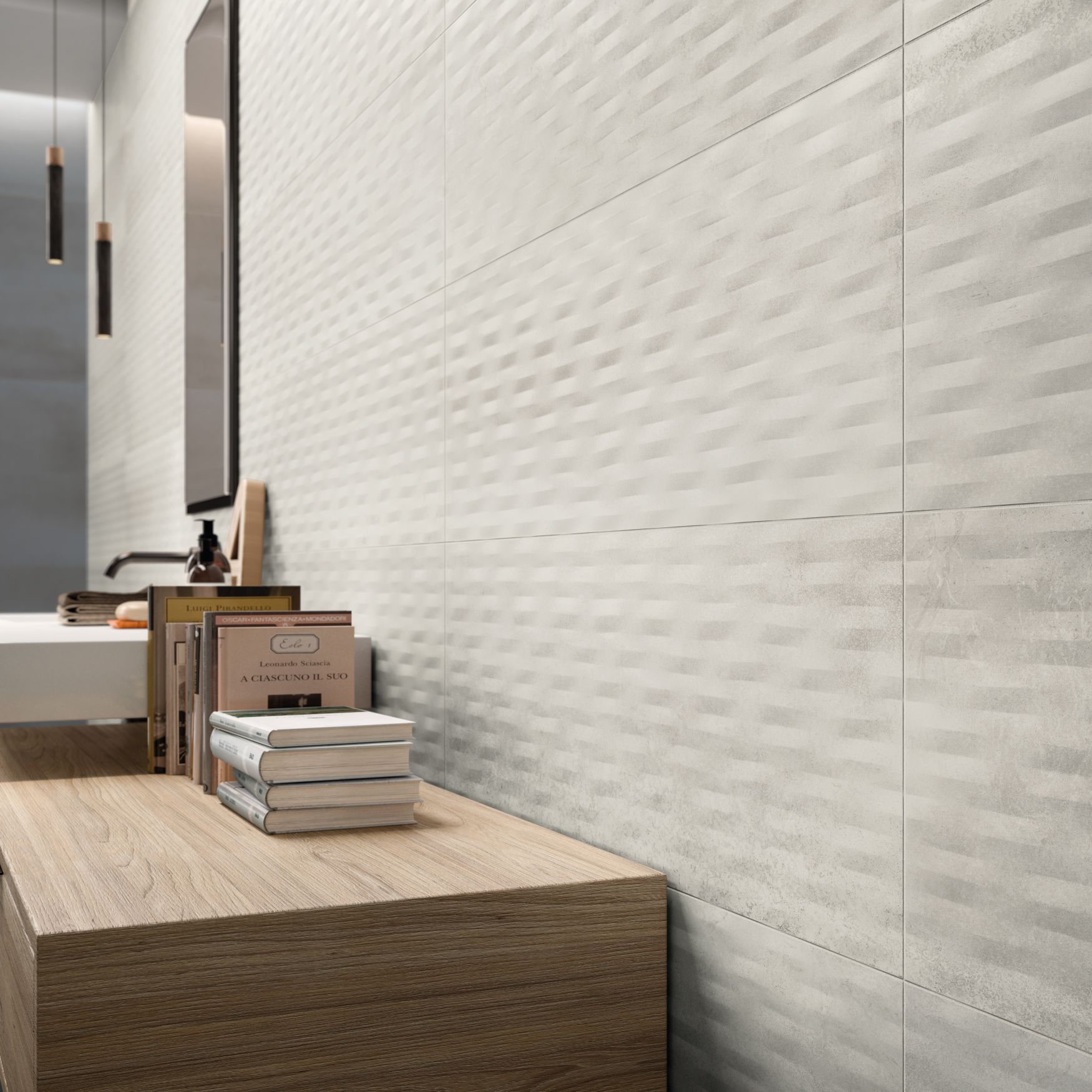 Faianta Baie Moderna Met.All Pearl - imagine 2