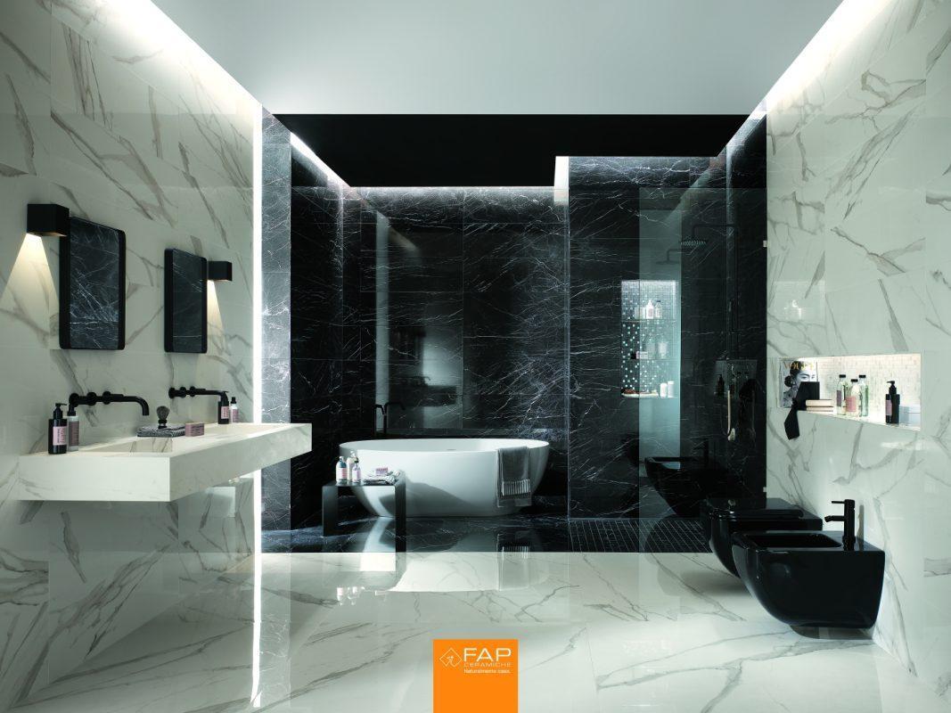 Faianta Lucioasa Roma C.Statuario Amenajare Baie Lux