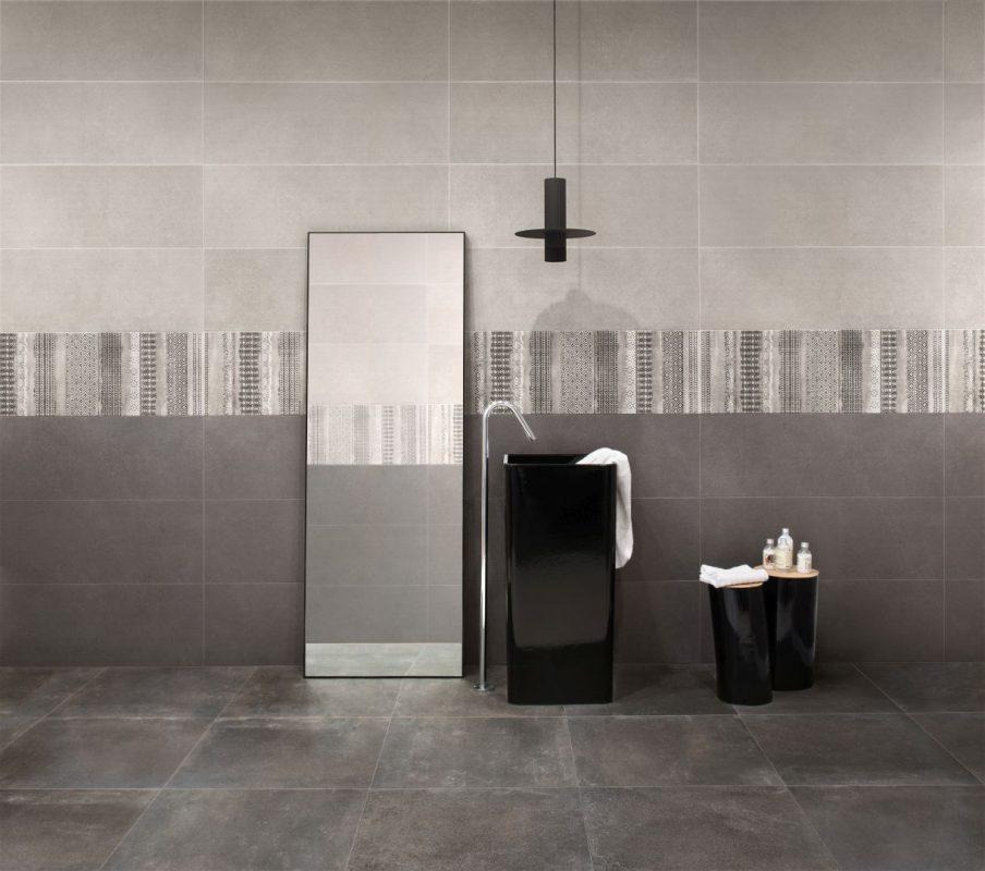 Faianta si Decor Concretus Grigio 33x100 cm