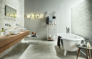 Amenajare Baie cu Gresie Materia Ghiaccio