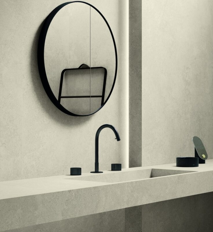 Baie cu Gresie Portelanata tip Piatra Brystone