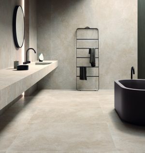 Baie cu Gresie Portelanata tip Piatra Brystone