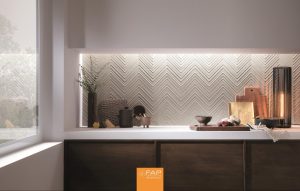 Faianta Alba 3D Lumina Stone Bucatarie
