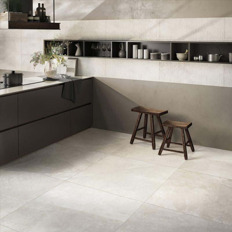 Bucatarie cu pardoseala din gresie portelanata Coast Road