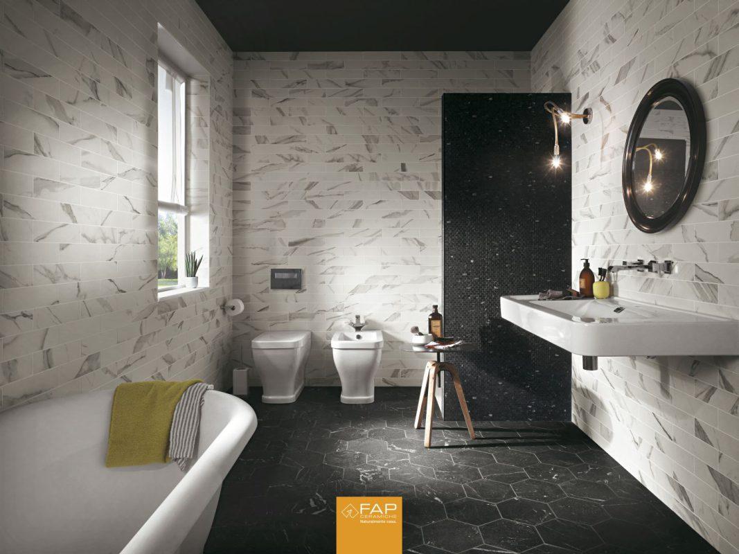 Baie Stil Clasic cu Gresie si Faianta Roma Atelier