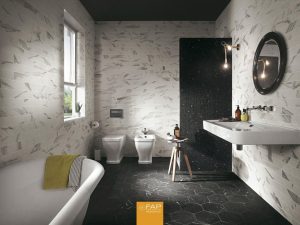 Baie Stil Clasic cu Gresie si Faianta Roma Atelier