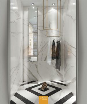 Dus cu Gresie Portelanata Roma Calacatta - imagine 2