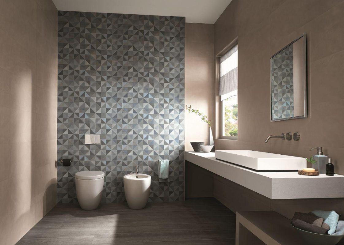 Baie Moderna cu Faianta si Decor Colornow