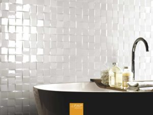 Baie cu Faianta Alb/Negru Lumina - imagine 2