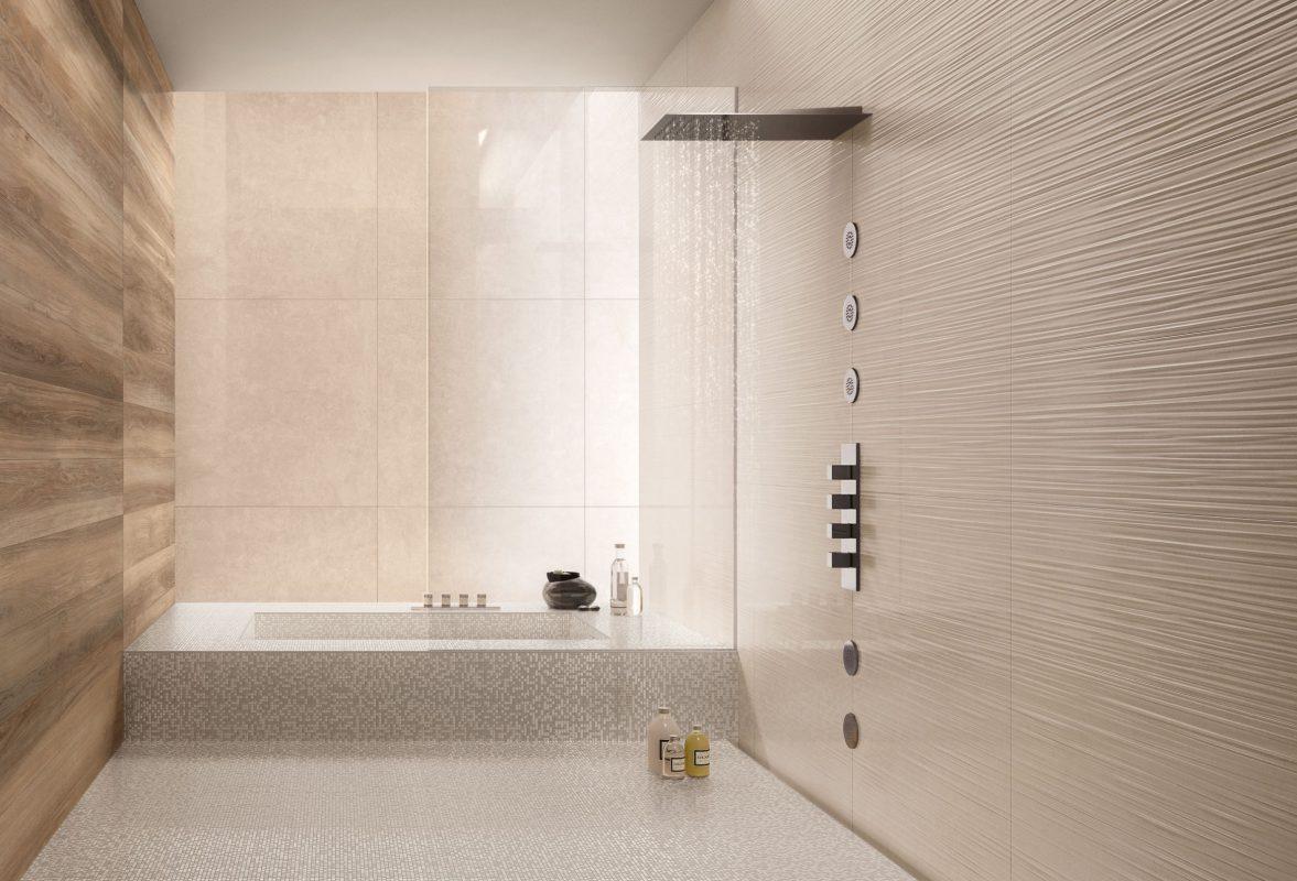 Faianta si Gresie Baie Model Purity Marfil