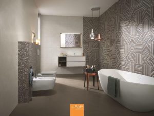 Baie cu Faianta Decorata ColorLine 25x75 cm