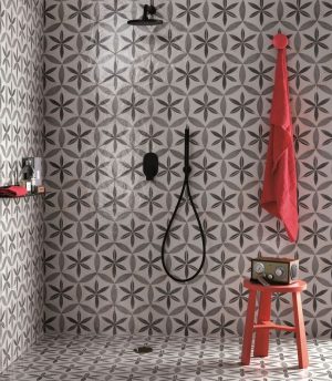 Gresie Decorata Hexagon Firenze Amenajare Dus