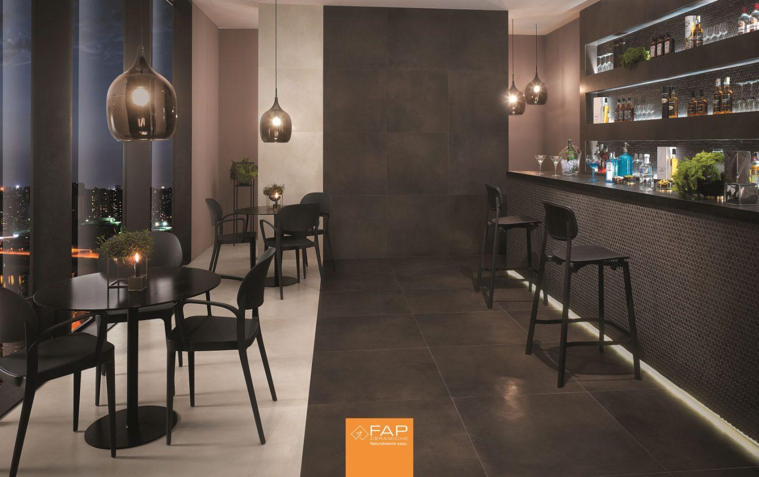 Gresie Portelanata Milano Corten Amenajare Pub
