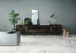 Gresie Baie Calacatta Gold Lux