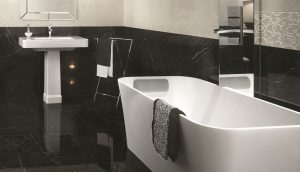 Baie Stil Clasic cu Gresie si Faianta Roma Diamond - imagine 2