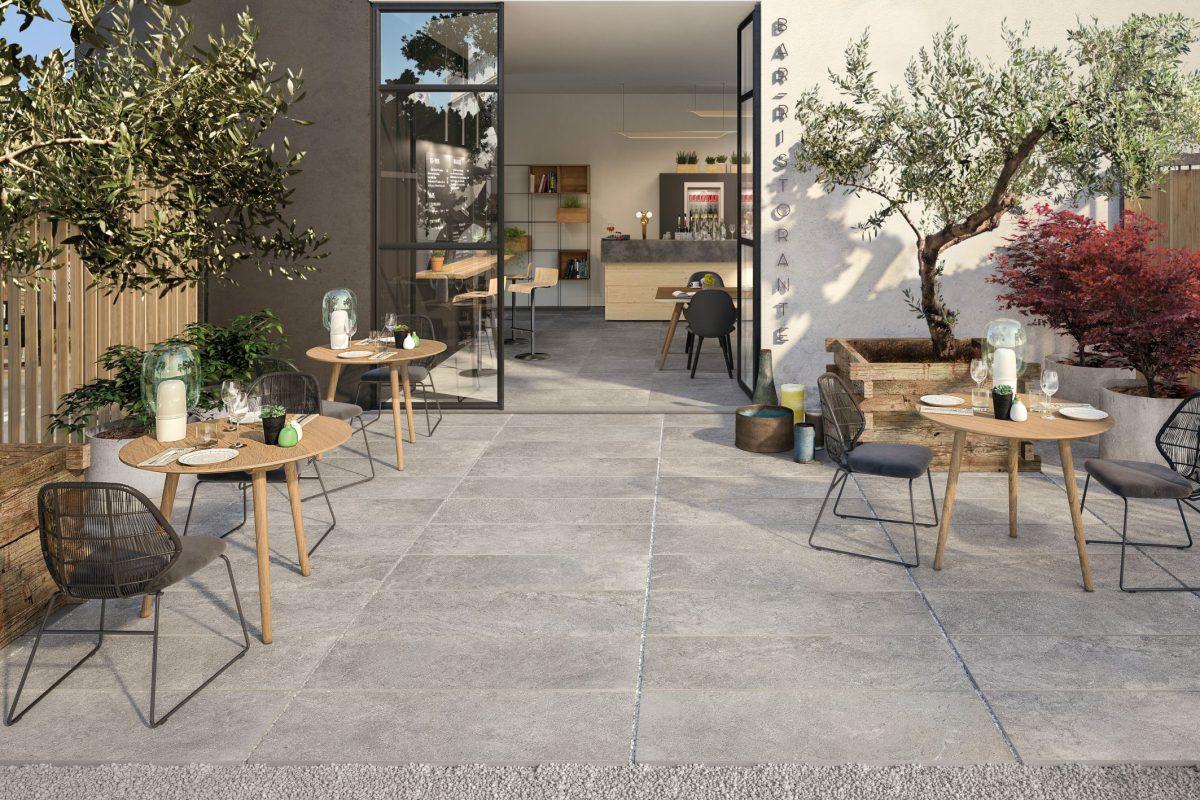 Gresie Portelanata grosime 2 cm Terasa