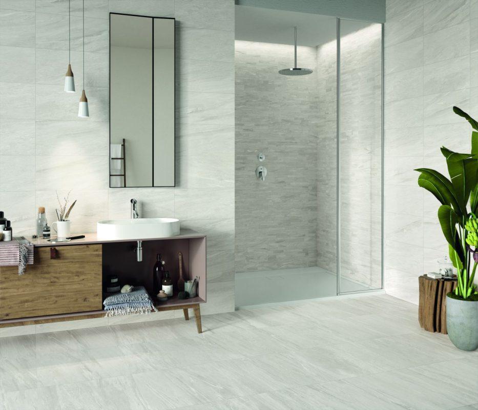 Gresie si Faianta Aspect Piatra Baie Moderna