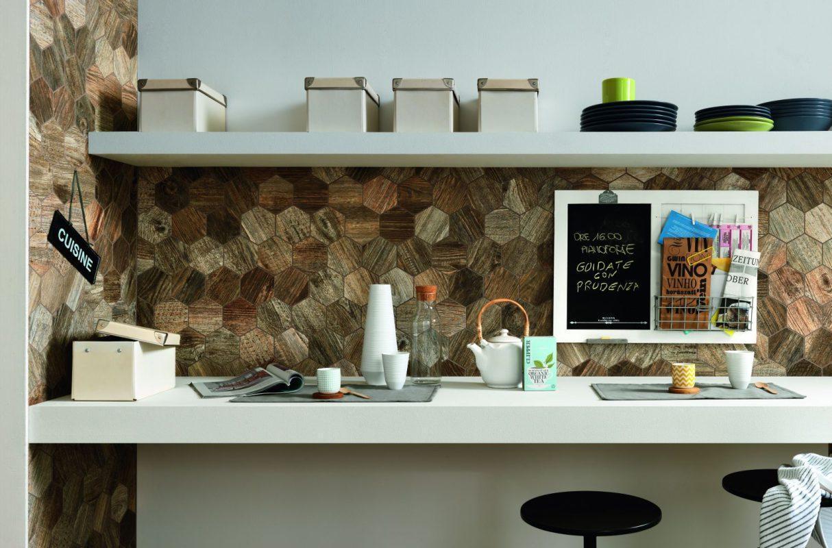 Mozaic Hexagonal Amenajare Bucatarie