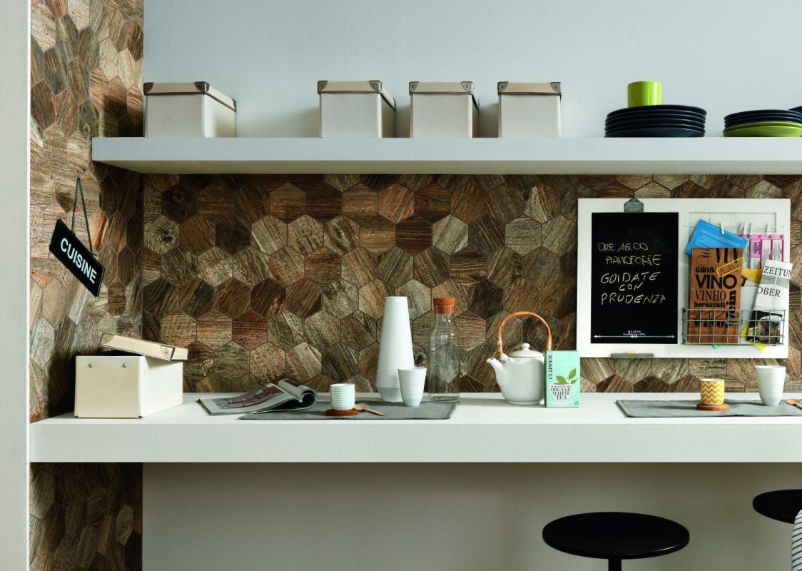 Gresie hexagonala aspect vintage Time Design Mozaic Hexagonal Amenajare Bucatarie