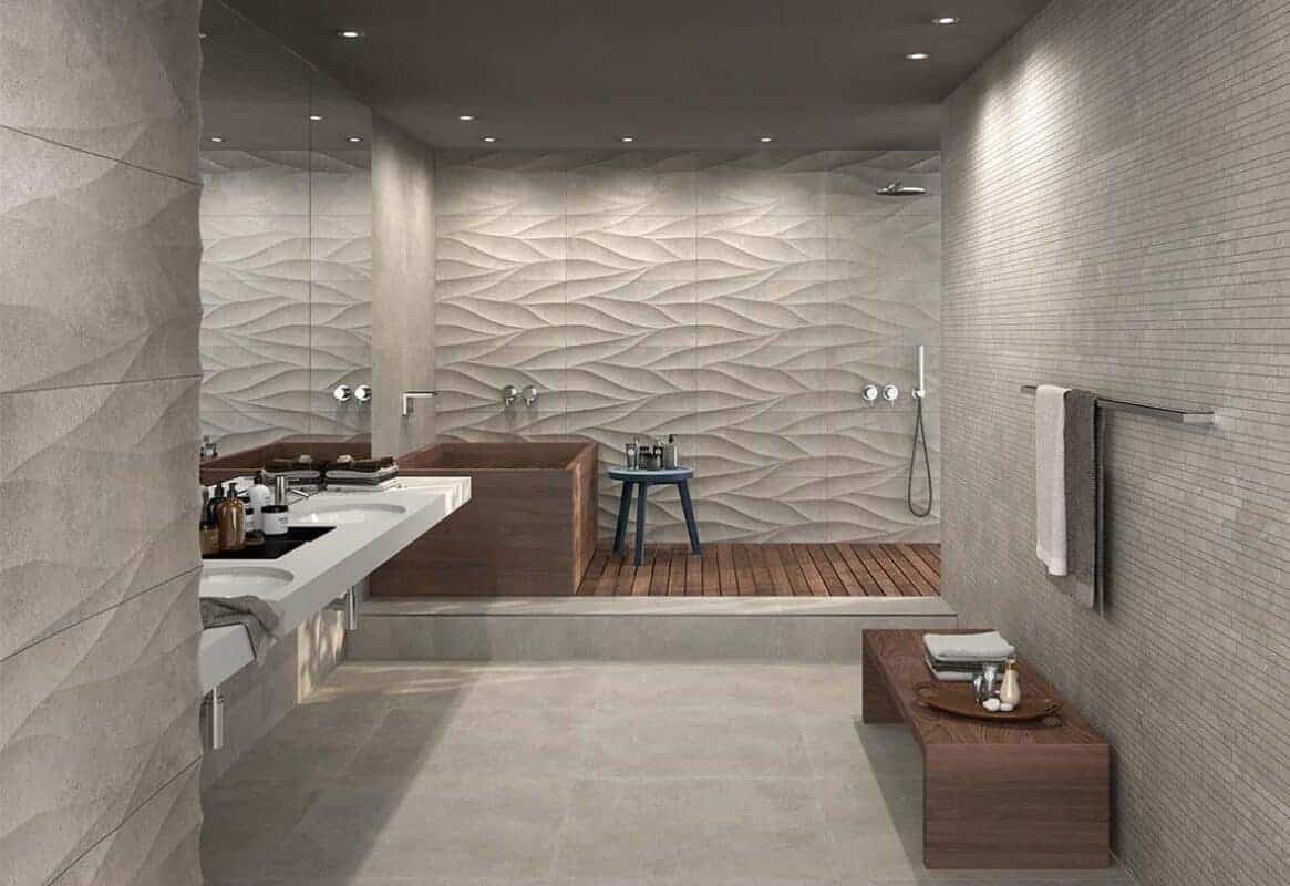 Baie Moderna cu Gresie Portelanata Sovereign