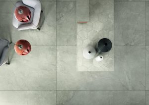 Pardoseala cu Gresie Portelanata tip Marmura Elements S.Grey - imagine 2