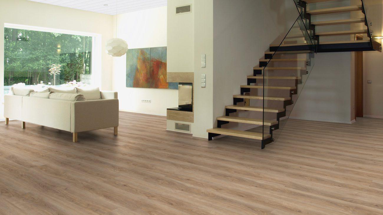 Parchet Vinil Lux Oak Malaga LVTD10 amenajare living pardoseala LVT ter Hurne