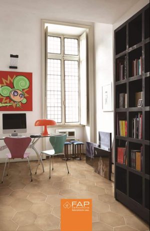 Gresie Hexagonala Bej Firenze Living - imagine 2