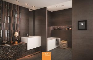 Baie Moderna cu Faianta Meltin Brown