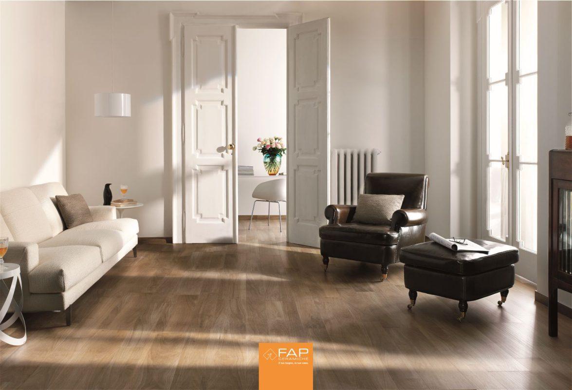 Living cu Gresie Tip Parchet Nuances