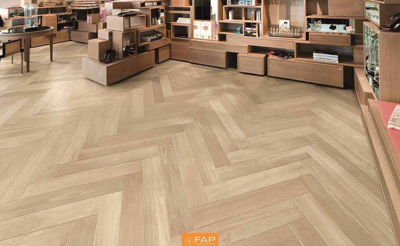 Living cu Gresie Tip Parchet Nuances