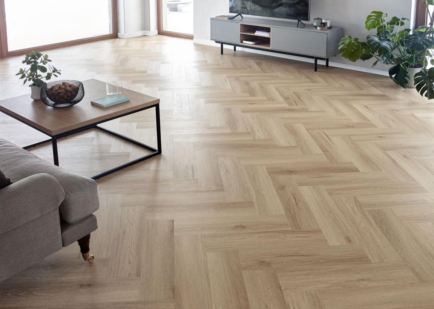 Parchet Hibrid SPC Amaron Wembley Herringbone
