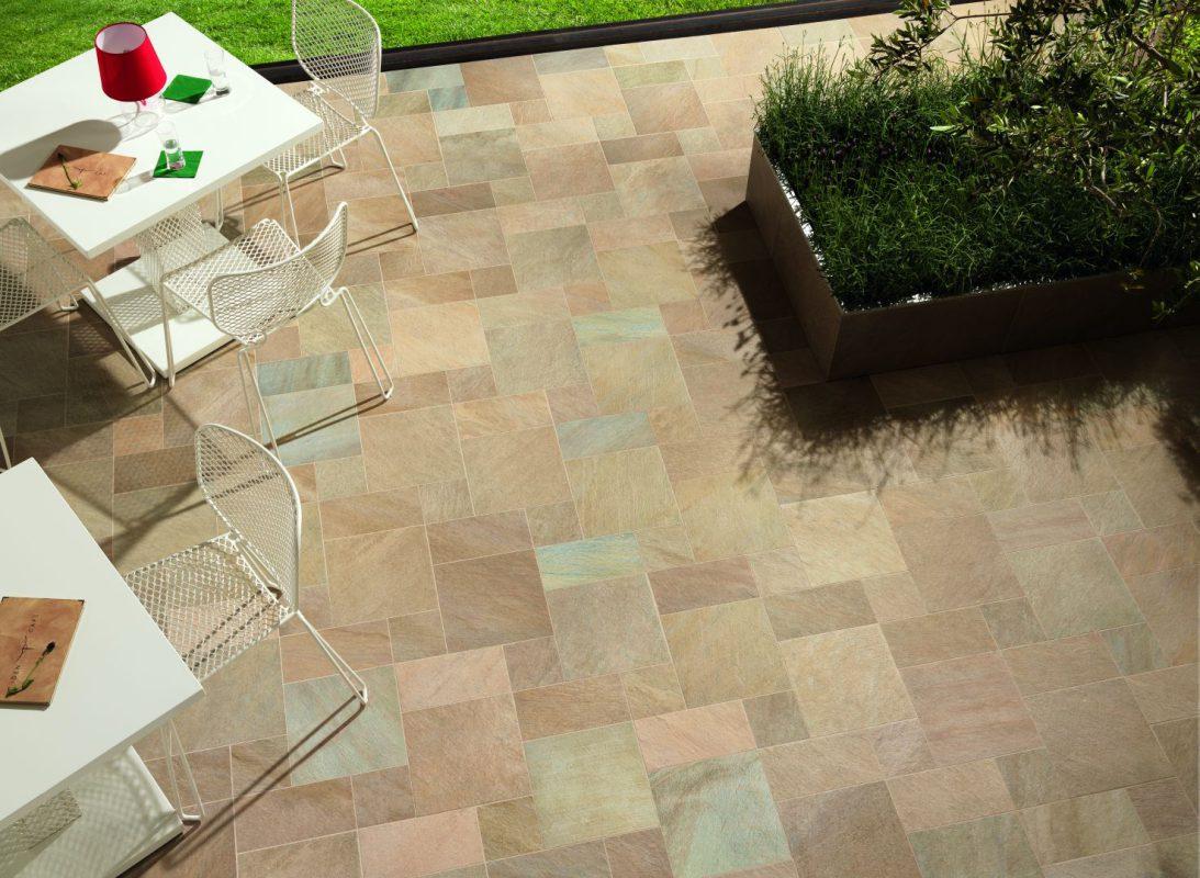 Gresie Portelanata Terasa Point Bej 30x60 cm amenajare exterior