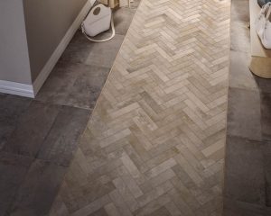 Pardoseala cu Gresie Portelanata Story Ivory 7.5x30 cm