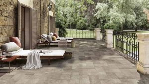 Terasa cu Gresie Portelanata Walk mix