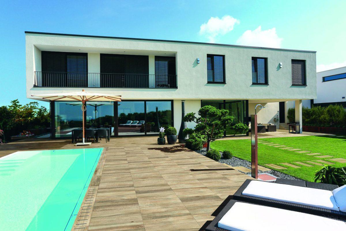 Amenajare Terasa cu Gresie aspect Lemn My Space