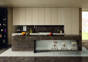 Gresie tip Marmura Elements Emperador Bucatarie