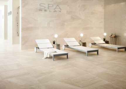 Gresie interior Lake Stone Ivory 45x90 cm