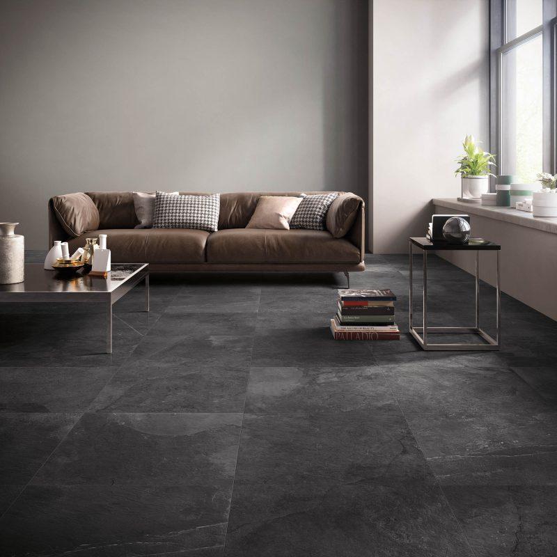 Gresie Portelanata Living Stonework Ardesia Nera