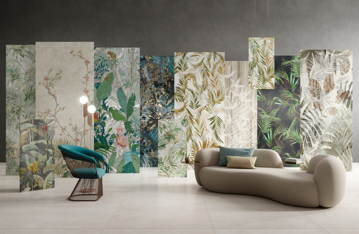 Baie cu lastre ceramice decorate Imagine